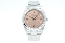 Rolex — Rolex Oyster Perpetual 31mm 77080 Pink Dial 2007 With Box and Papers — Watch — resale