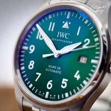 IWC — IWC Mark XX Green Dial Pilot’s Steel Bracelet IW328206 — Watch — resale