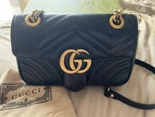 Gucci — Gucci GG Marmont Matelasse Chain Mini — Handbag — resale