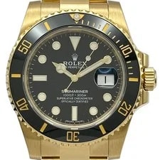 Rolex — Rolex Submariner 116618LN 40mm Gold Black Dial Automatic 2013 #OKW229 — Watch — resale