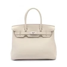 Hermès — Hermes Birkin 30 8L Beton A Stamp PHW — Handbag — resale