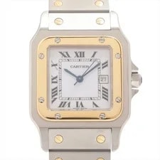 Cartier — Cartier Santos Galbee LM 81036283 Ss×yg AT White Dial — Watch — resale