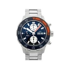 IWC — IWC Aquatimer Chronograph Steel Auto 4mm Blue Orange Bracelet IW3767-03 — Watch — resale