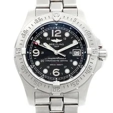 Breitling — Breitling Super Ocean A17390 Date Automatic Black — Watch — resale