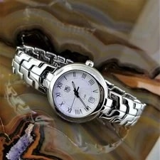 Tag Heuer — TAG Heuer Silver Guilloche Dial Link Series WAT1314.BA0956 — Watch — resale