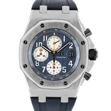 Audemars Piguet — Audemars Piguet Royal Oak Offshore Steel Navy Blue Orange 42mm 26470ST — Watch — resale