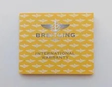 Breitling — Breitling Guarantee Warranty Booklet (Unwritten) With Stamp — Watch — resale