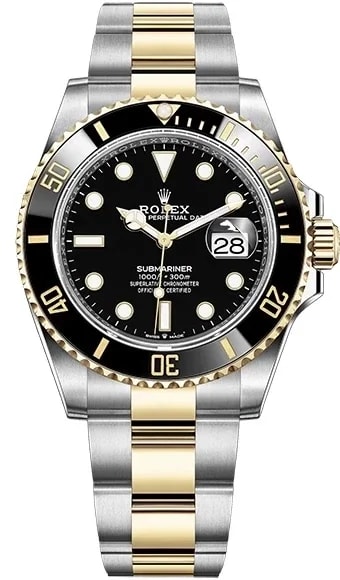 Worldofluxuryus — Rolex Submariner Date Stainless Steel & 18k Yellow Gold — Watch — resale