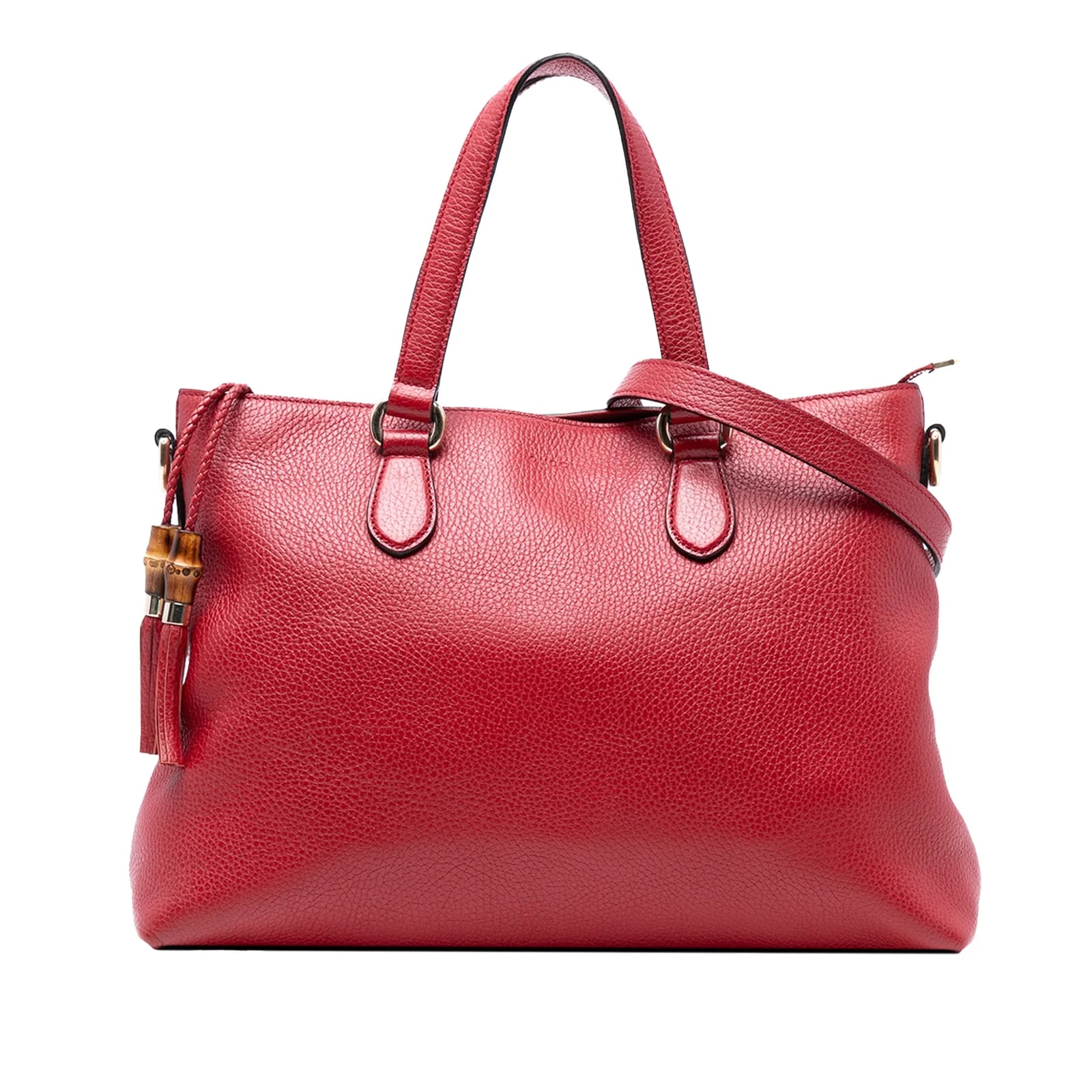 Gucci — Bamboo Tassel Satchel — Handbag — resale