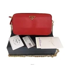 Prada — Prada Diagram Triangle -Tone Chain Crossbody 1DH010 139716905 — Handbag — resale