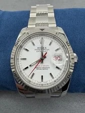 Rolex — Rolex Datejust Turn-O-Graph 36mm White Dial Oyster Bracelet 116264 With Papers — Watch — resale