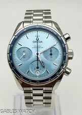 Omega β Omega Speedmaster 324.30.38.50.03.001 Ice Blue Dial 38mm Co-Axial B/P β Watch β resale