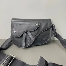 Dior — Auth Dior Saddle Grained Versatile Crossbody Chest — Handbag — resale