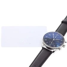 IWC — IWC Portugieser IW371438 41mm SS Black #C18587 — Watch — resale