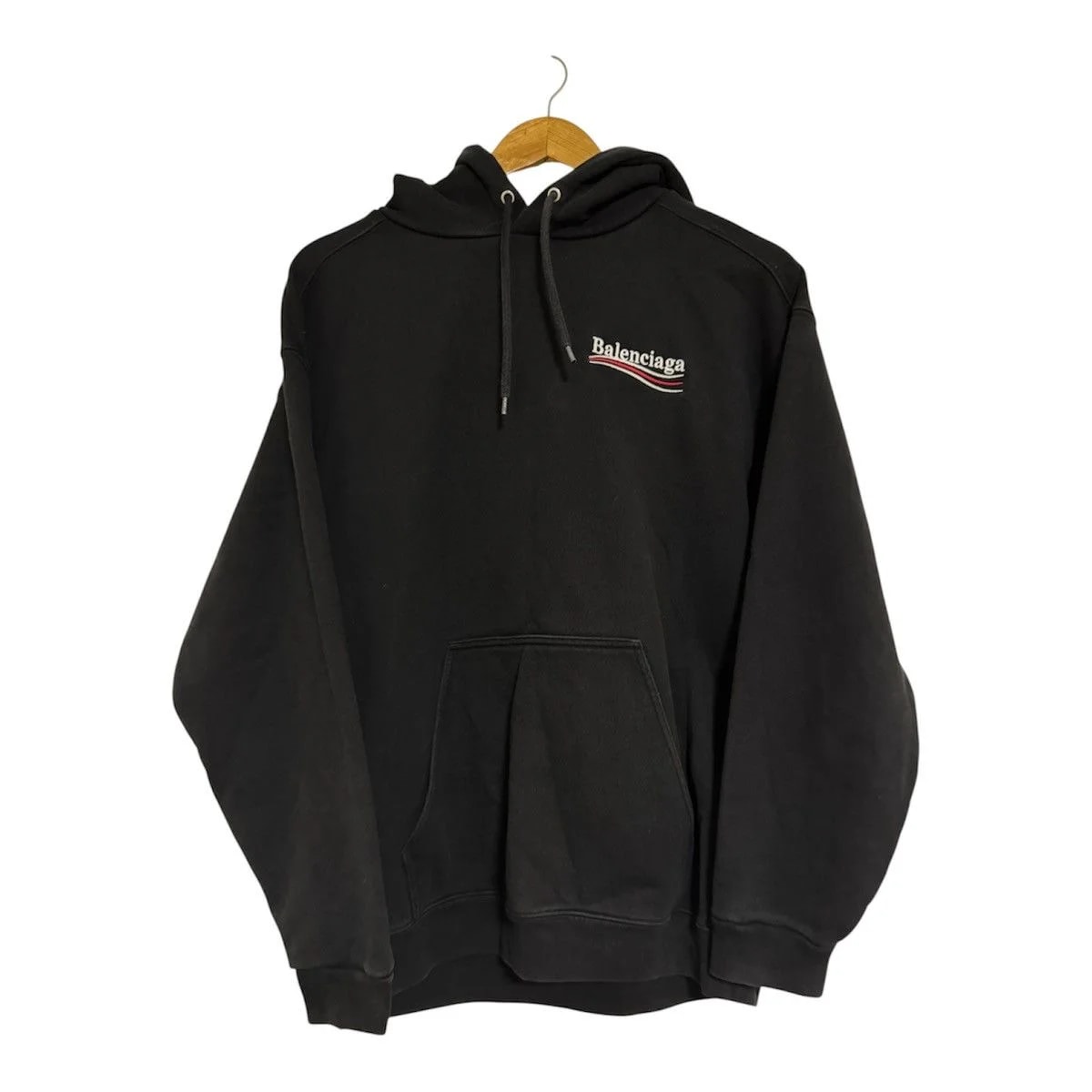 Balenciaga Embroidered Campaign Hoodie