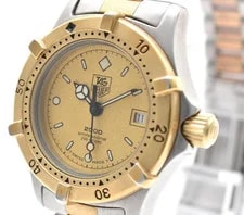 TAG Heuer — TAG Heuer 2000 Professional 964.008 Gold Two Tone Quartz Works #62 — Watch — resale