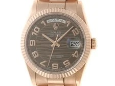 Rolex — Rolex Day-Date 36 118238 K18Yellow Gold 36mm Green Dial Automatic 2005 #DW018 — Watch — resale