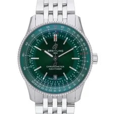 Breitling — Breitling Navitimer A17326361L1A1 With 41mm Steel Case and Green Dial. Excel... — Watch — resale