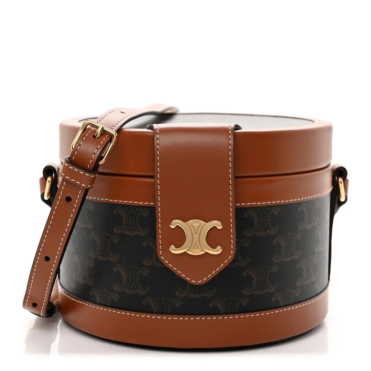Celine — Triomphe Medium Tambour — Handbag — resale