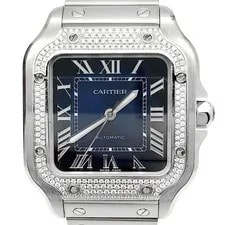 Cartier — Cartier Santos Diamond Steel (W4SA0006) L918012 138130593 — Watch — resale