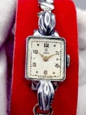 Tudor — Tudor 1961 Square Face Wind Up Movement Swiss Works — Watch — resale