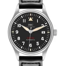 IWC — IWC Pilot Automatic Spitfire Steel Black Dial IW326801 Card — Watch — resale