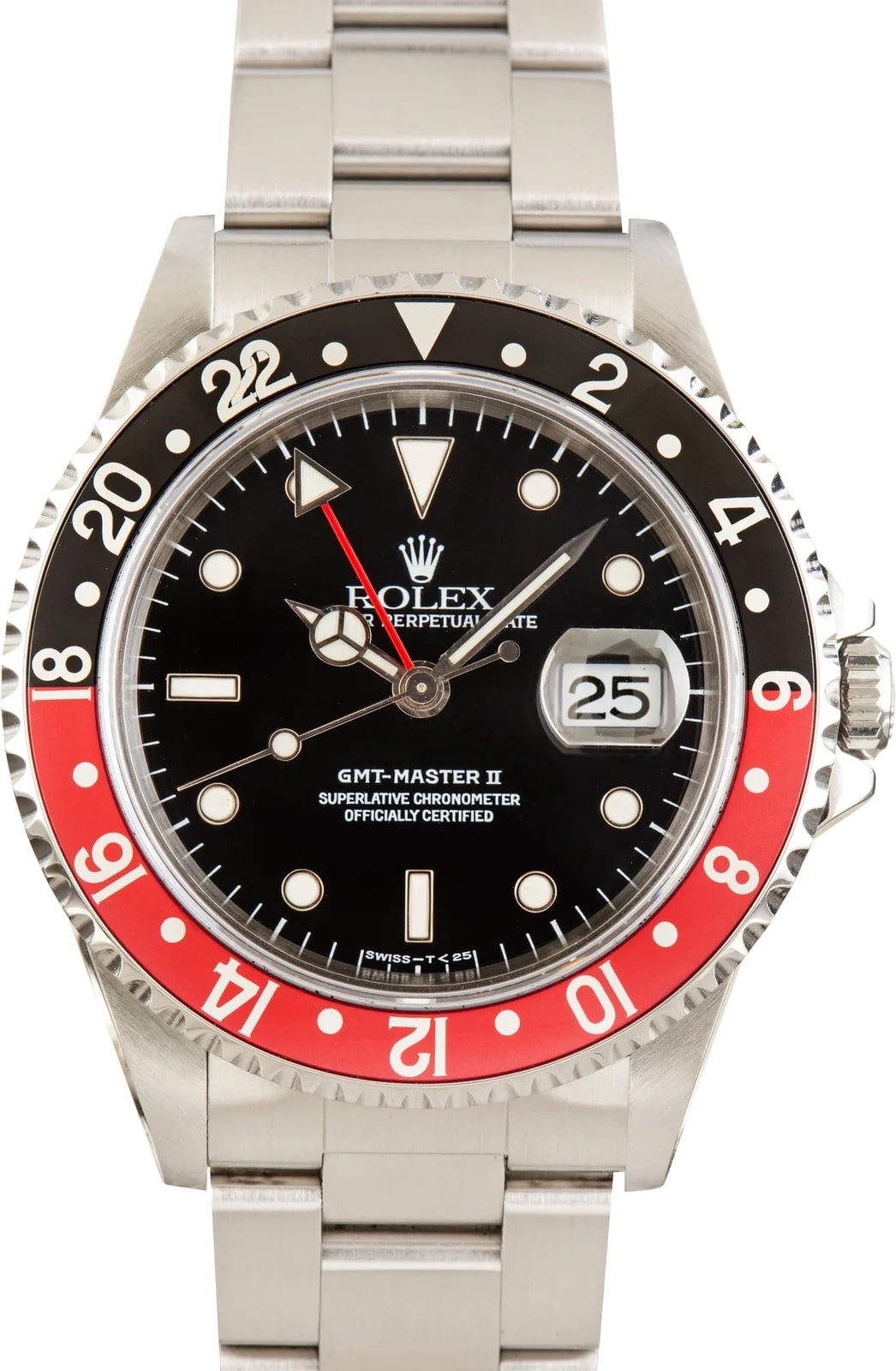 Rolex — Red & Black Rolex GMT-Master Coke Ref 16710 Stainless Steel — Watch — resale