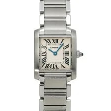 Cartier — Cartier Tank Francaise SM W51008Q3 Silver 739098 — Watch — resale