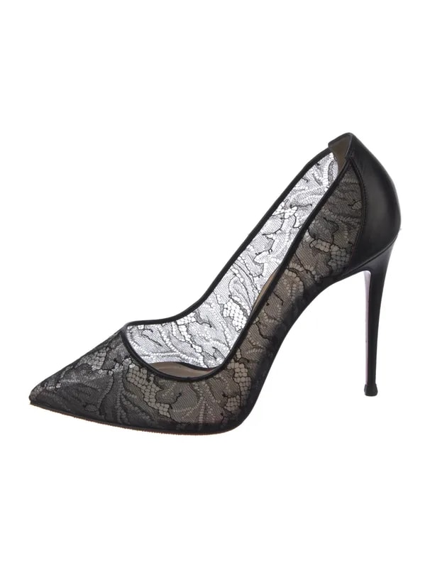 Lace Pattern Pumps
