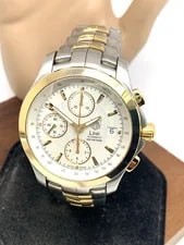 TAG Heuer — Tag Heuer CJF2150 Swiss Automatic Chronograph 18k Yellow Gold Steel — Watch — resale