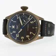 IWC — IWC Big Pilot Brown Dial Bronze Automatic 46MM Leather Strap IW501005 — Watch — resale