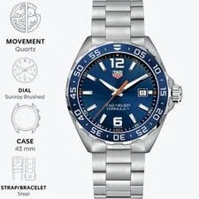 Tag Heuer — Original Unworn 43mm TAG Heuer Formula 1 Quartz WAZ1010.BA0842 — Watch — resale