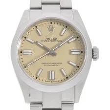 Rolex — Rolex Oyster Perpetual 41 134300 Beige Random Number Second Hand — Watch — resale