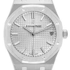 Audemars Piguet — Audemars Piguet Royal Oak Silver Dial Steel 15500ST Box Card — Watch — resale