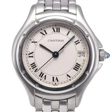 Cartier — Cartier Panthère Cougar SM Date Silver Quartz W35001F5 #AOHW1773 — Watch — resale