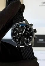 IWC — IWC Pilot's Chronograph TOP GUN Black Ceratanium 41mm 2024 Full Set IW388106 — Watch — resale