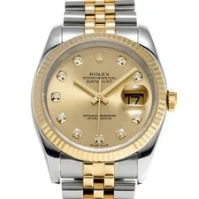 Rolex — Rolex Datejust 36 16233 Champagne 727272 — Watch — resale