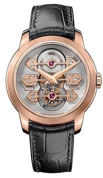 Worldofluxuryus — Girard Perregaux Haute Horlogerie Triple Bridge Tourbillon 18K Rose Gold — Watch — resale