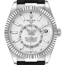 Rolex — Rolex Sky Dweller White Gold Silver Dial 336239 Box Card — Watch — resale
