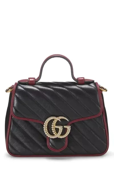 Gucci — Torchon GG Marmont Top Handle Mini — Handbag — resale
