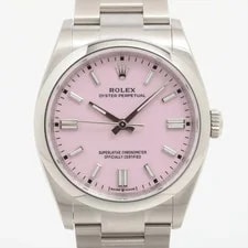Rolex — Rolex Oyster Perpetual 36 126000 SS AT Candy Pink Dial — Watch — resale