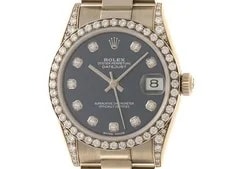 Rolex — Rolex Datejust 68159G White Gold 31mm Blue Dial Automatic #DW1055 — Watch — resale