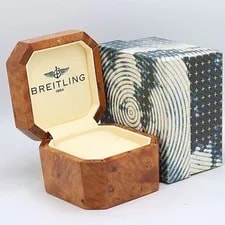Breitling — Breitling NSK TAM Brown Wood Box Leather Strap Excellent Condition — Watch — resale