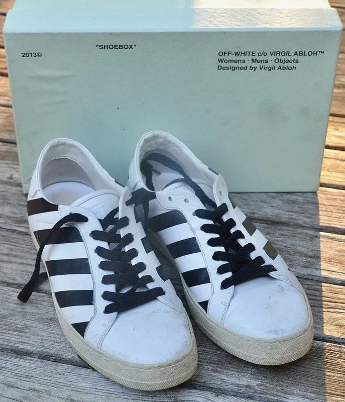 Off-White — Off-White Diagonal Stripe Low Size 41 / US 8 — Sneaker — resale