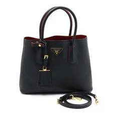 Prada — Prada Cuoio Small Double and 1BG887 152892414 — Handbag — resale