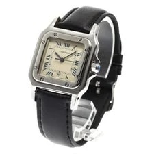 Cartier — Cartier Santos Galbé LM W20018D6 29mm SS Beige #C5251 — Watch — resale