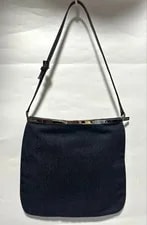 Fendi — Fendi Logo Metal Frame Authentic — Handbag — resale
