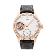 IWC — IWC Portugieser Tourbillon Rose Gold Manual 43mm Silver Dial IW5463-02 — Watch — resale