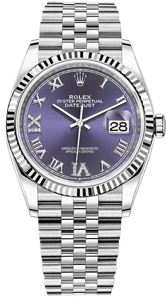 Worldofluxuryus — Rolex Datejust Stainless Steel & 18K White Gold — Watch — resale