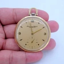 IWC — Antique 14K IWC Schaffhausen Year 1935 Pocket No Box/Papers "TC4020128" — Watch — resale